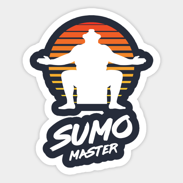 Sumo Master - Martial Arts Sticker by Nonstop Shirts